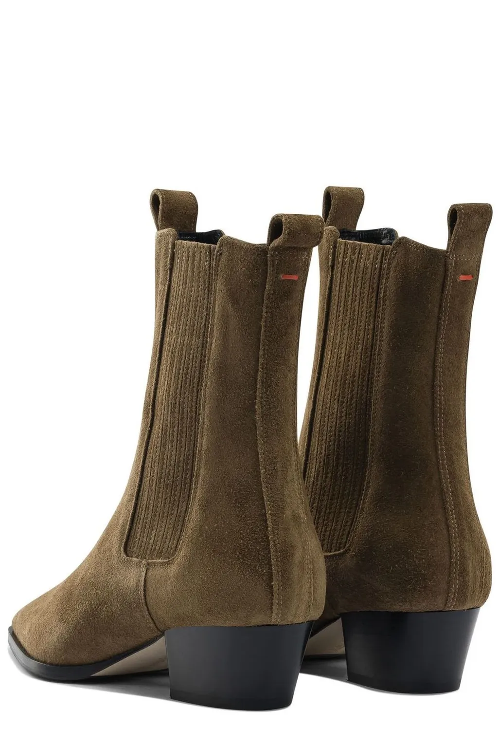 Agata Low Block Heel Ankle Boots