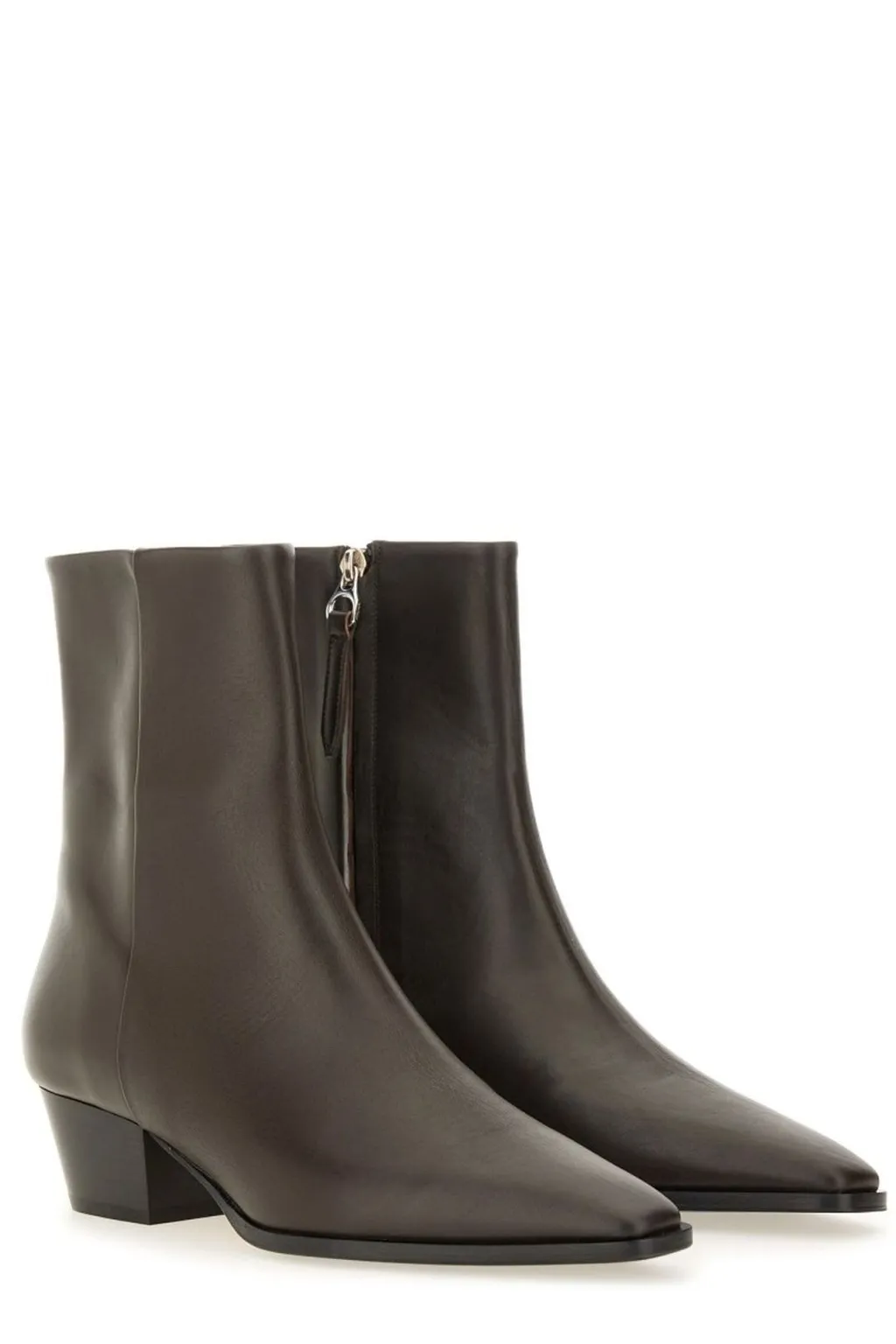 Baba Square-Toe Ankle Boots