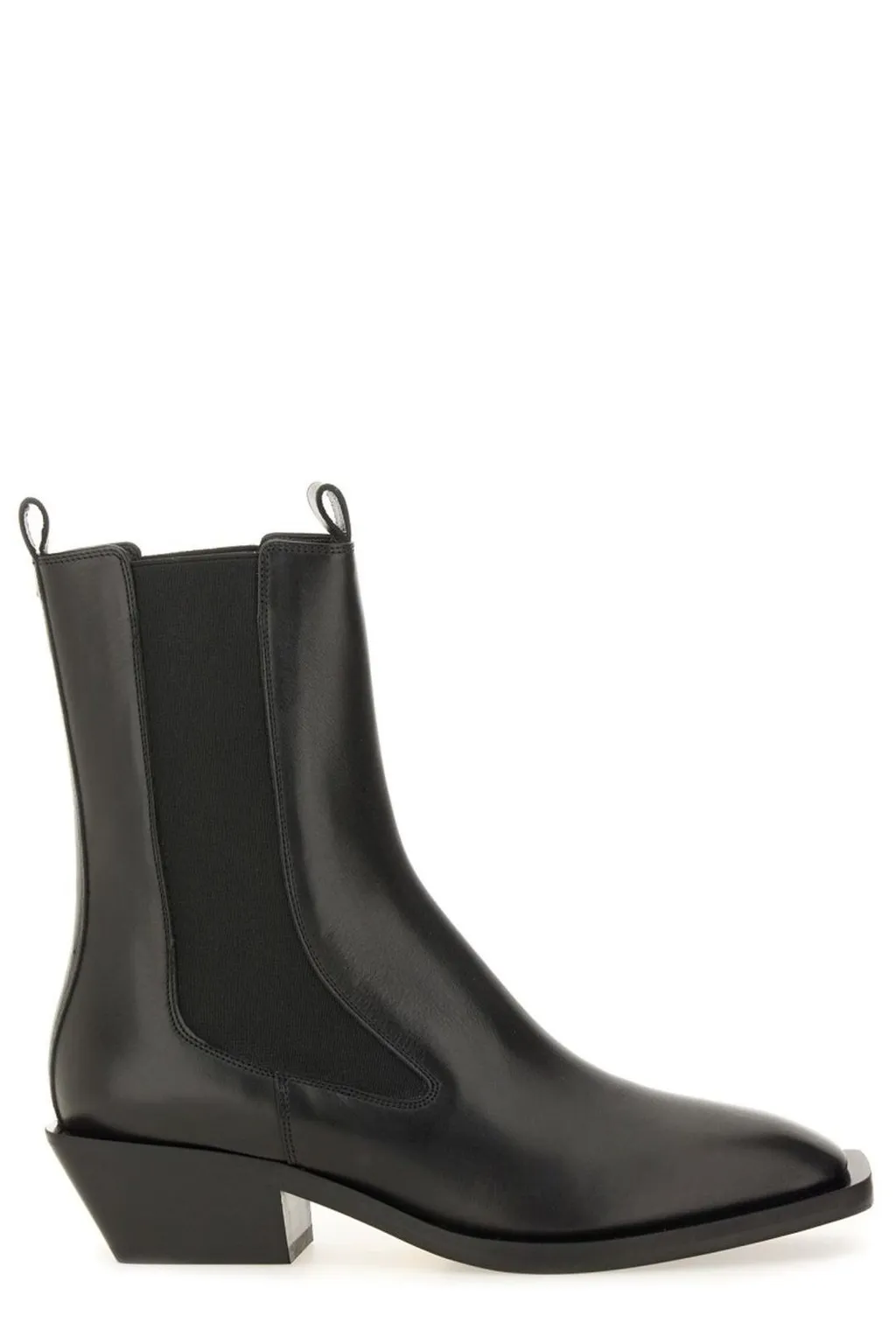 Round-Toe Ankle Boots