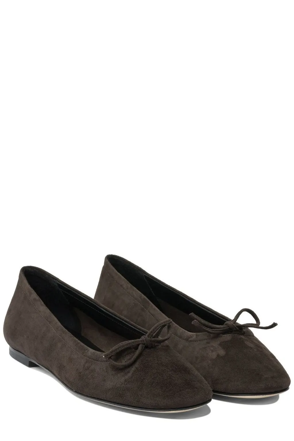 Delfina Bow-Detailed Ballet Flats