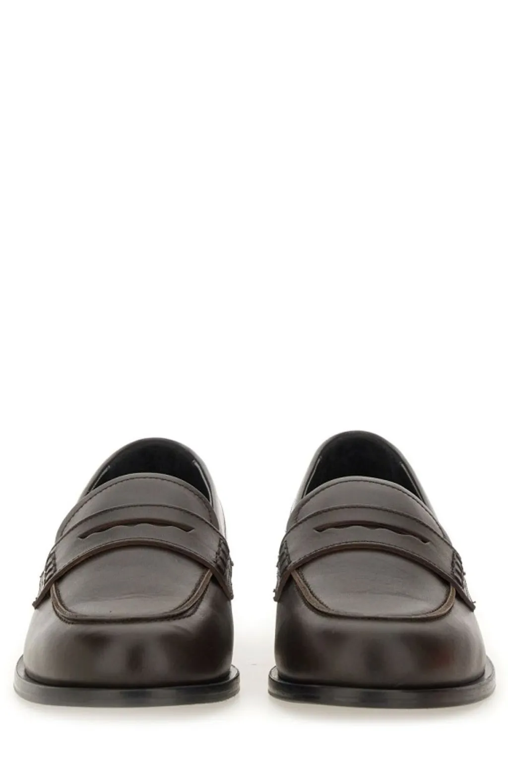 Round-Toe Slip-On Flat Shoes
