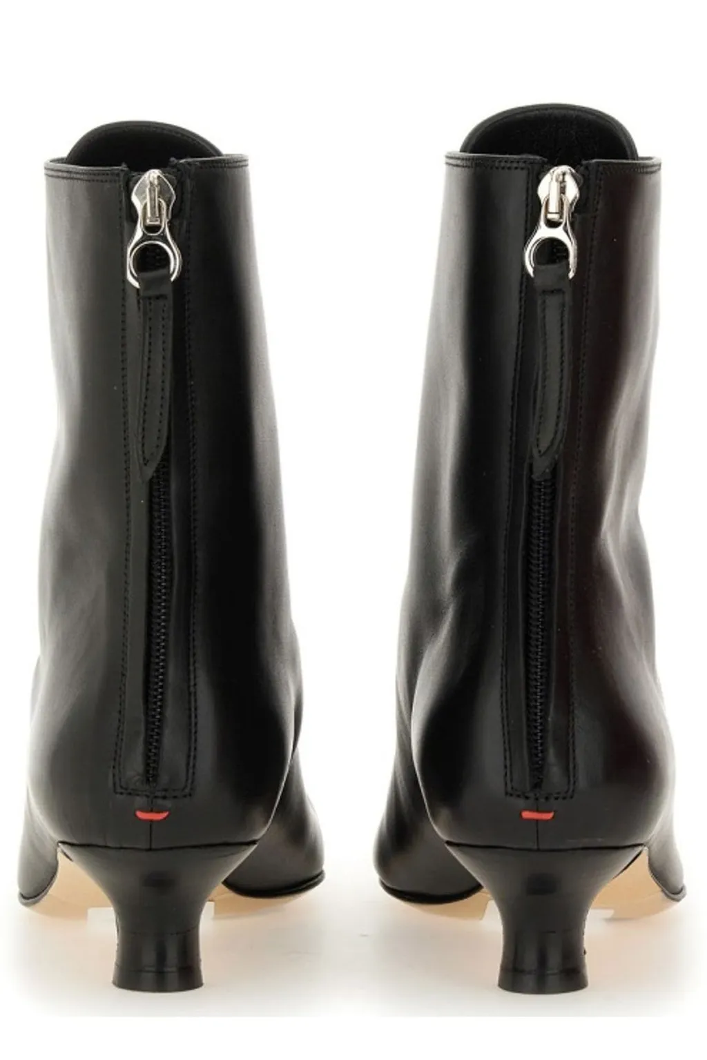 Trixi Pointed-Toe Zipped Lace-Up Boots