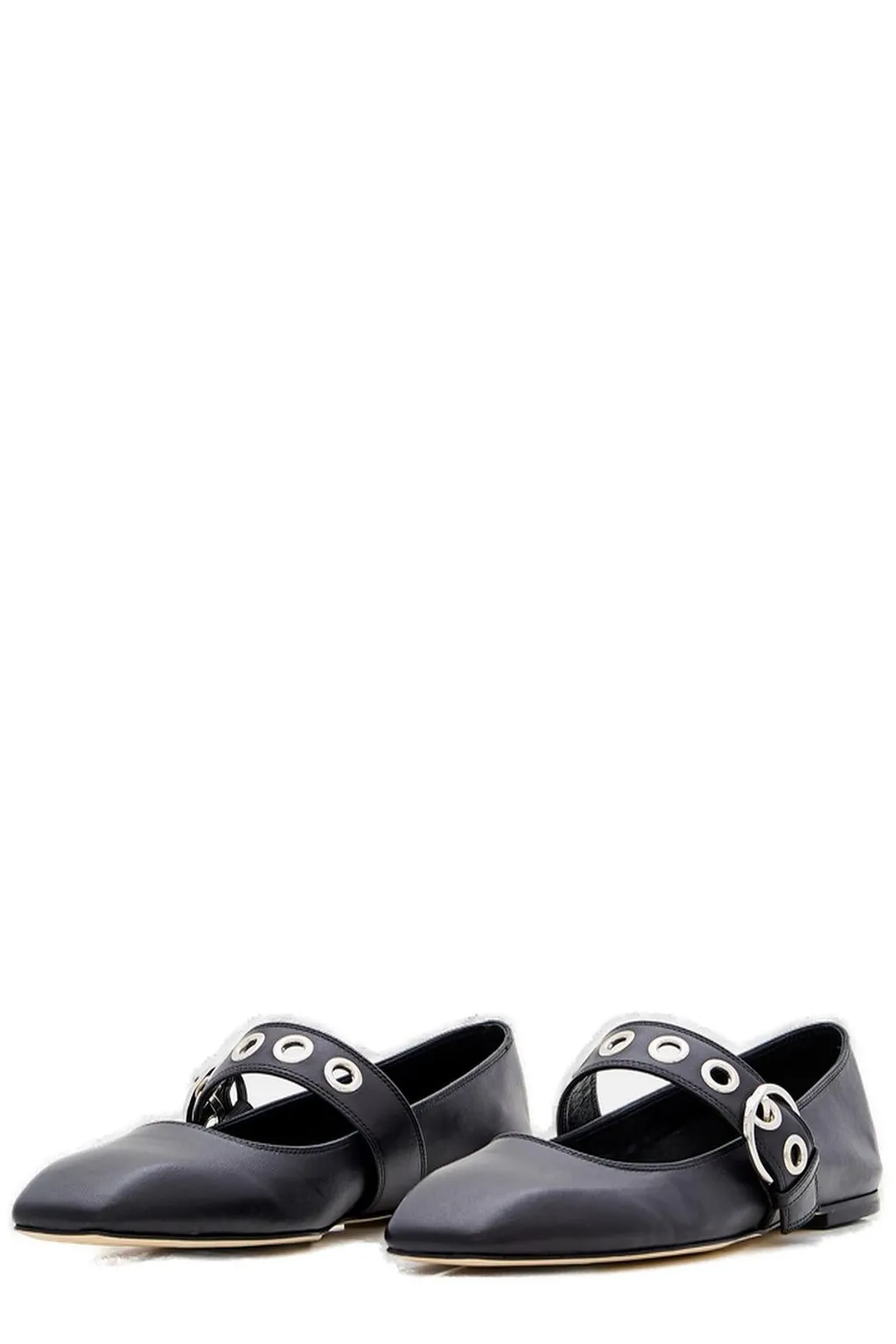 Uma Eyelet Ballerina Flats