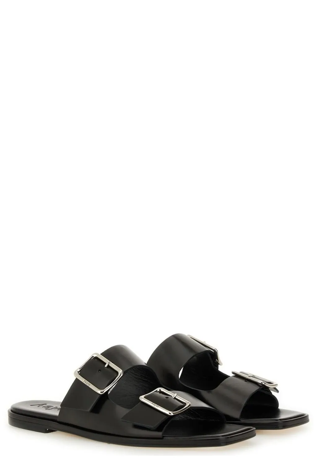 Double Buckled Open Toe Sandals