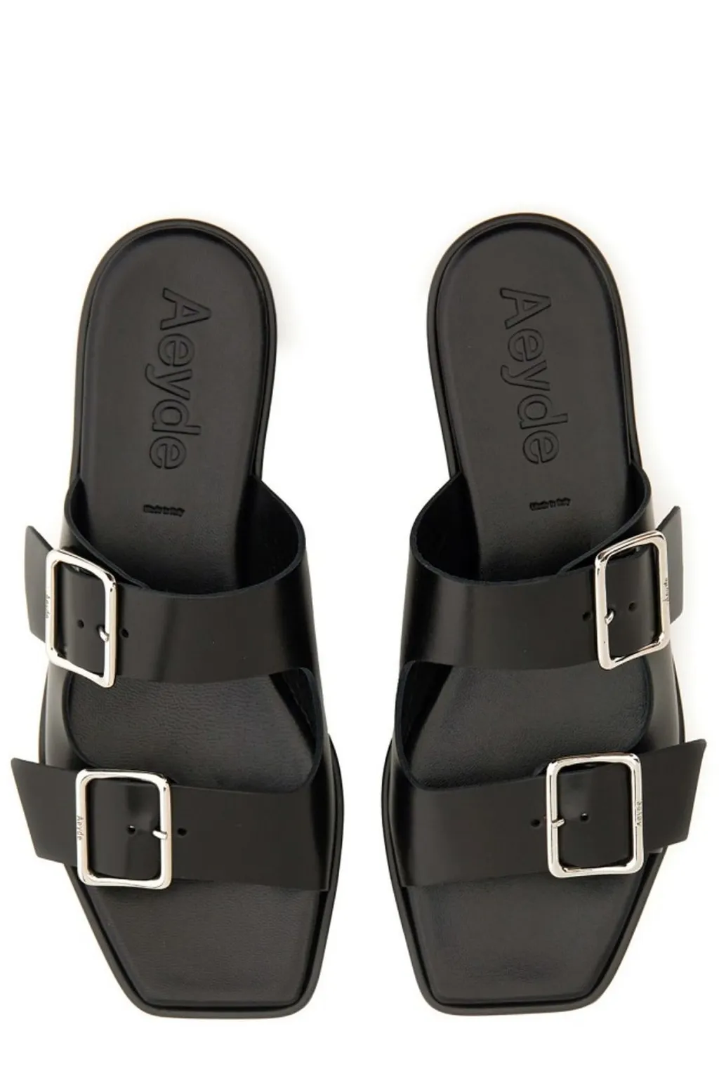 Double Buckled Open Toe Sandals