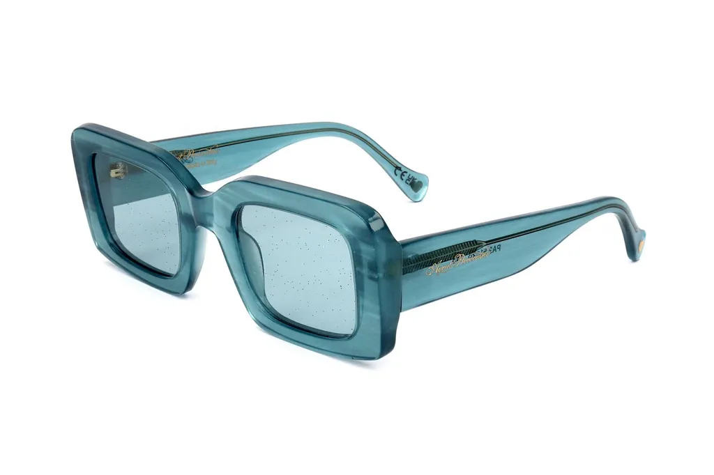 Rectangular Frame Full Rim Sunglasses
