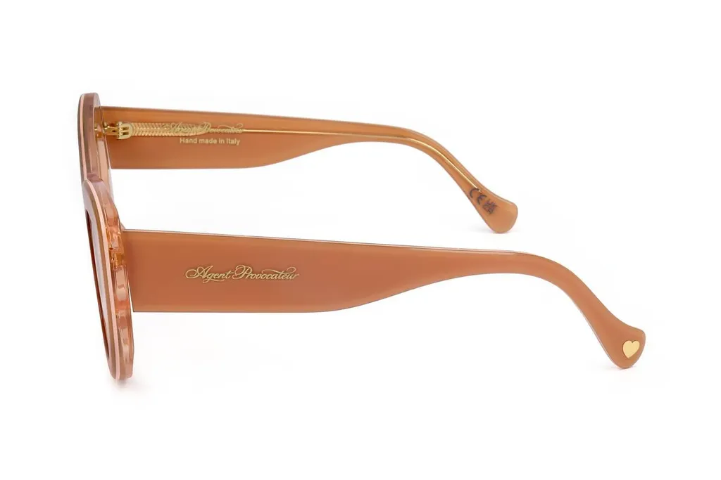 Heart Frame Full Rim Sunglasses
