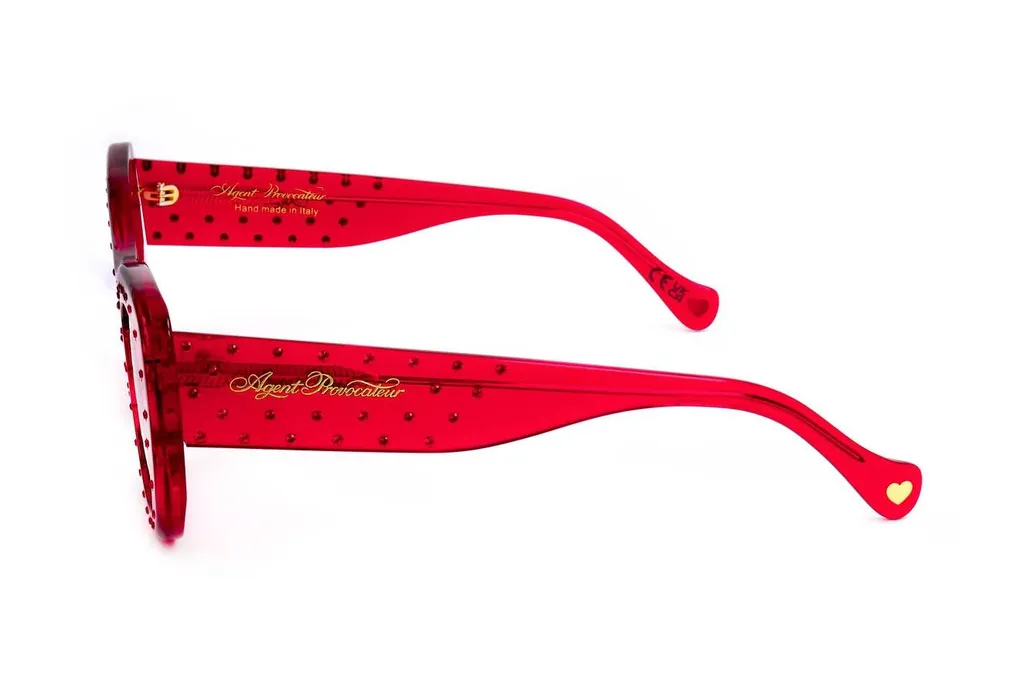 Agent Provocateur Amoree Swarovski Heart Sunglasses