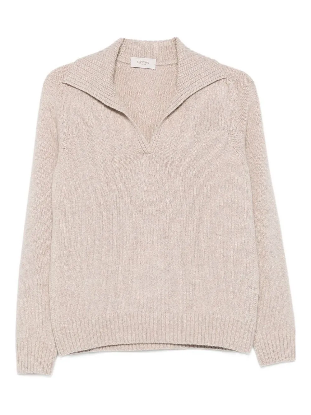 Ribbed Collar Knitwear