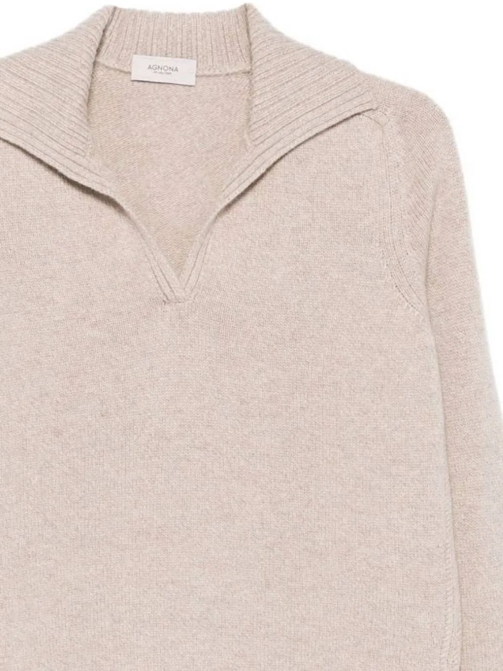 Ribbed Collar Knitwear