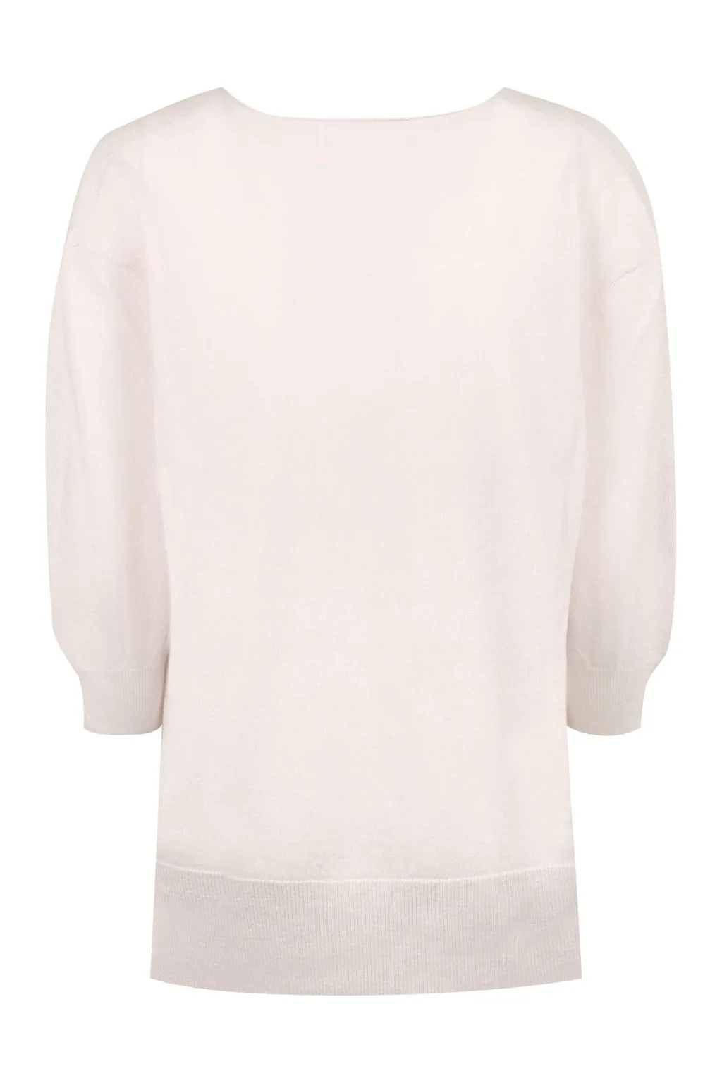 Cashmere Linen Blend Knit Top