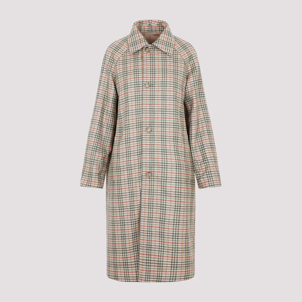Plaid Reversible Coat