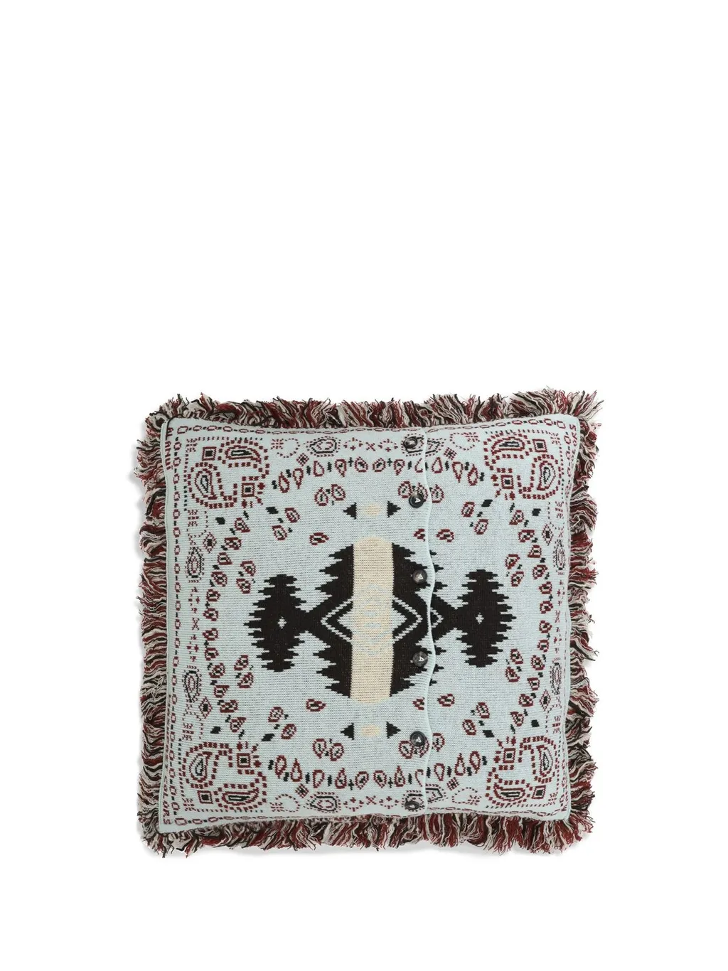 Jacquard Frayed Edge Bandana Pillow