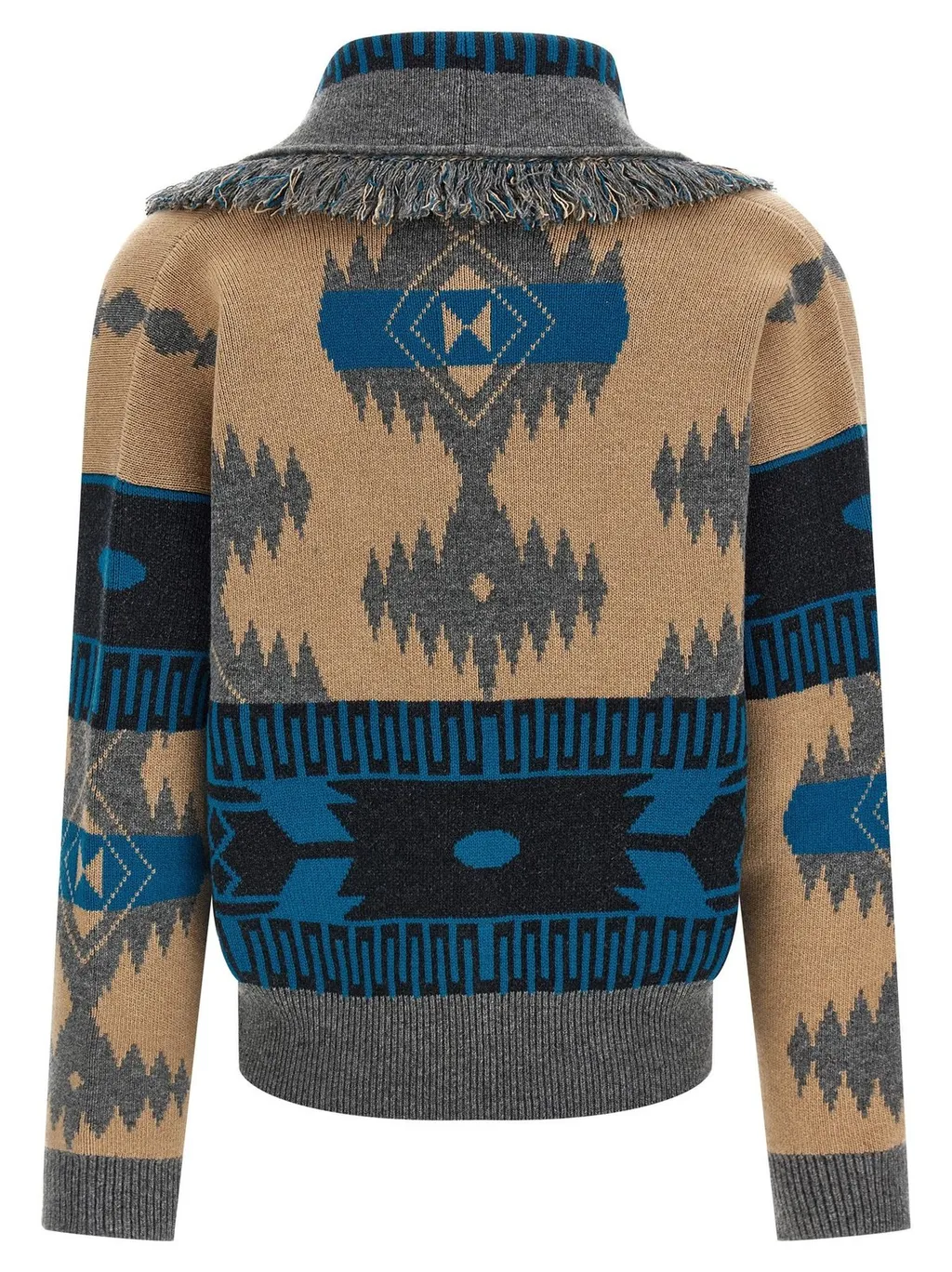 Icon Jacquard Bomber Cardigan