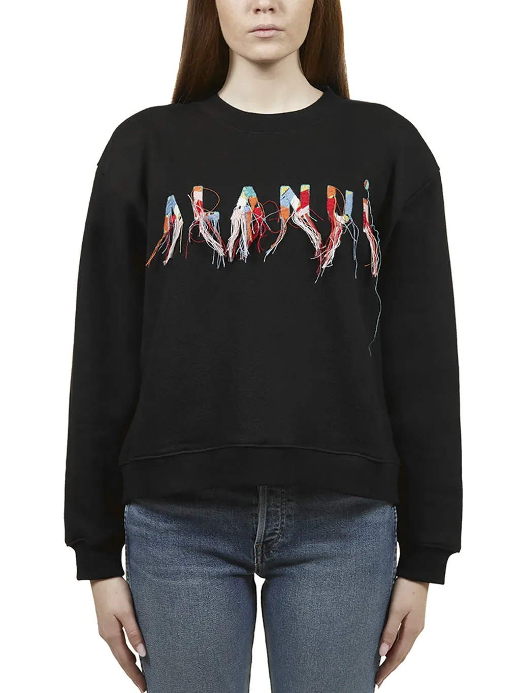 Logo Embroidered Crewneck Sweatshirt