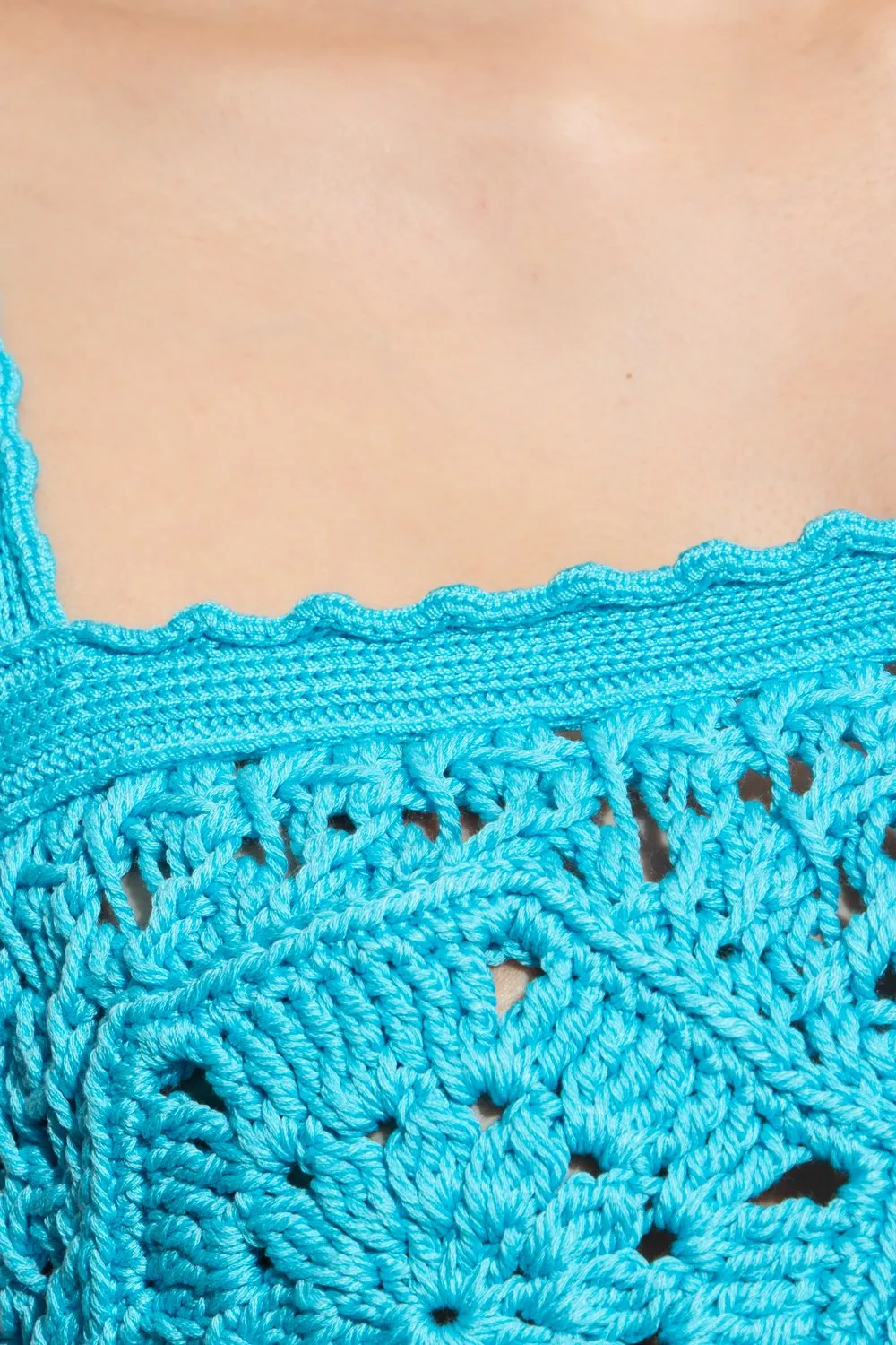 Blooming Flowers Crocheted Bra