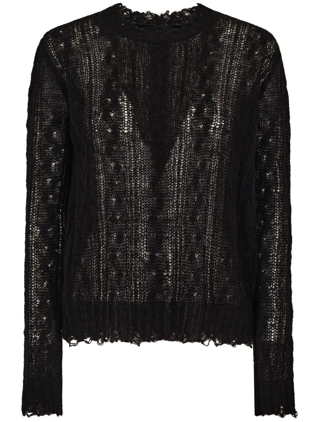 Distressed Knitted Jumper