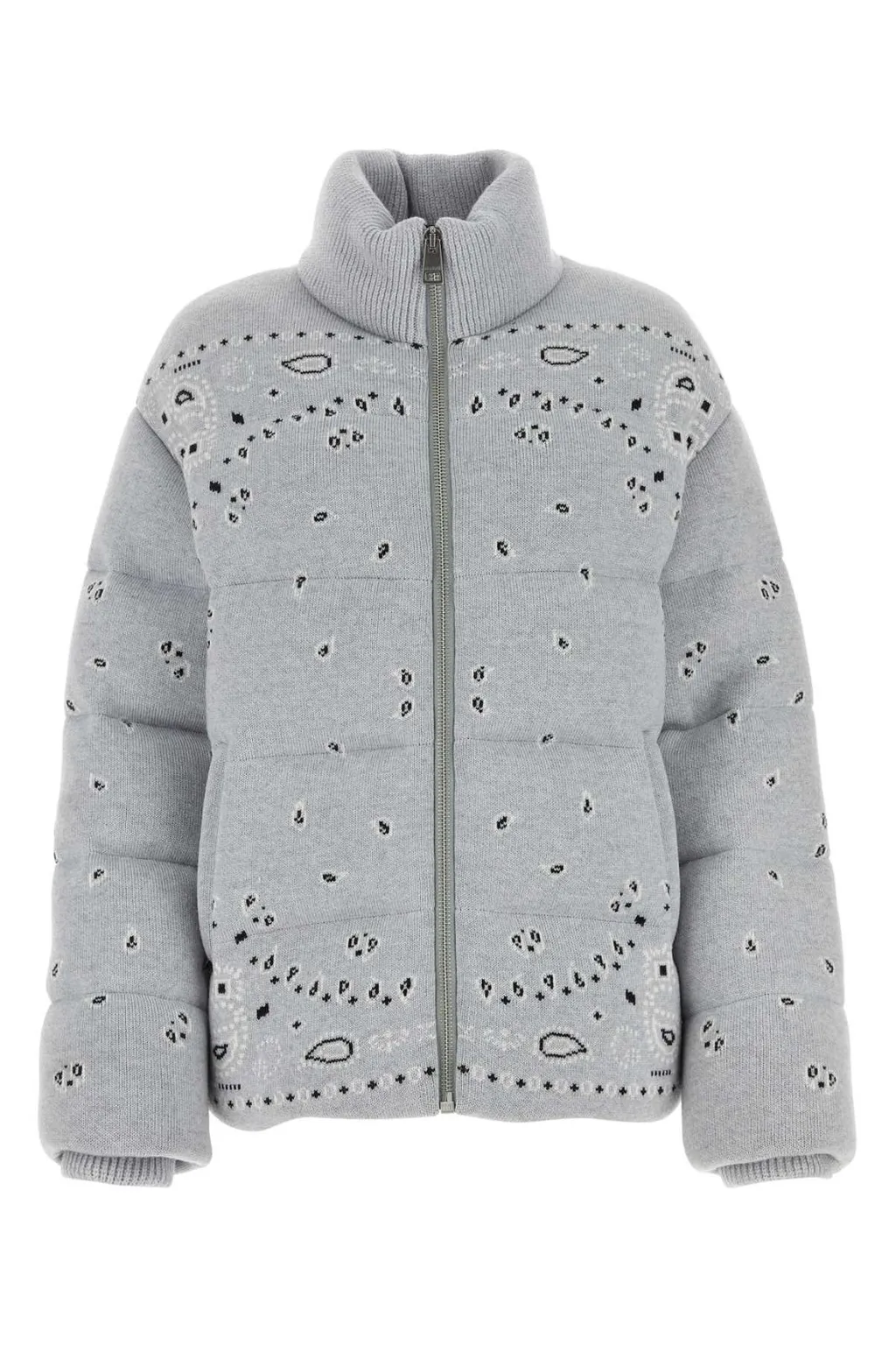 Bandana Printed Zip-Up Jacket