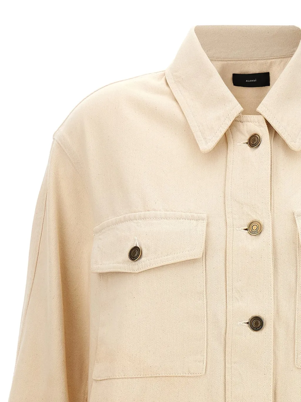 Bright Hues Two-Toned Denim Overshirt