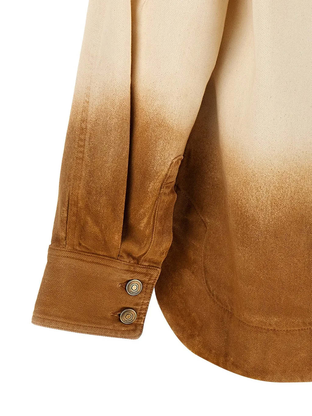 Bright Hues Two-Toned Denim Overshirt