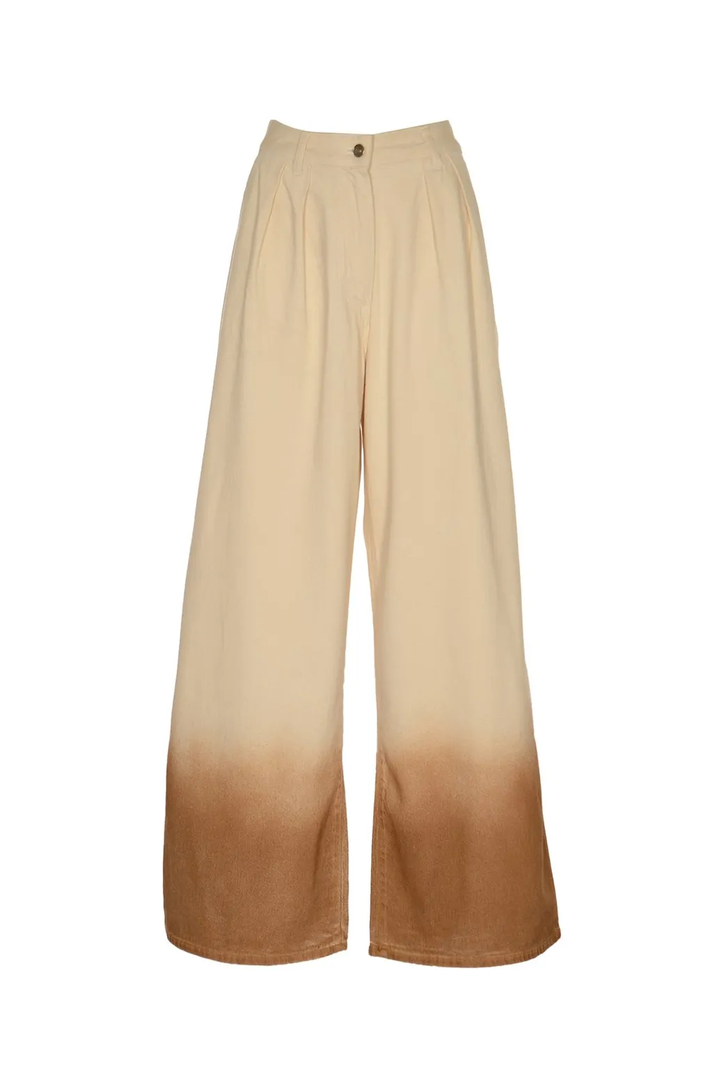 Gradient Effect Wide-Leg Jeans