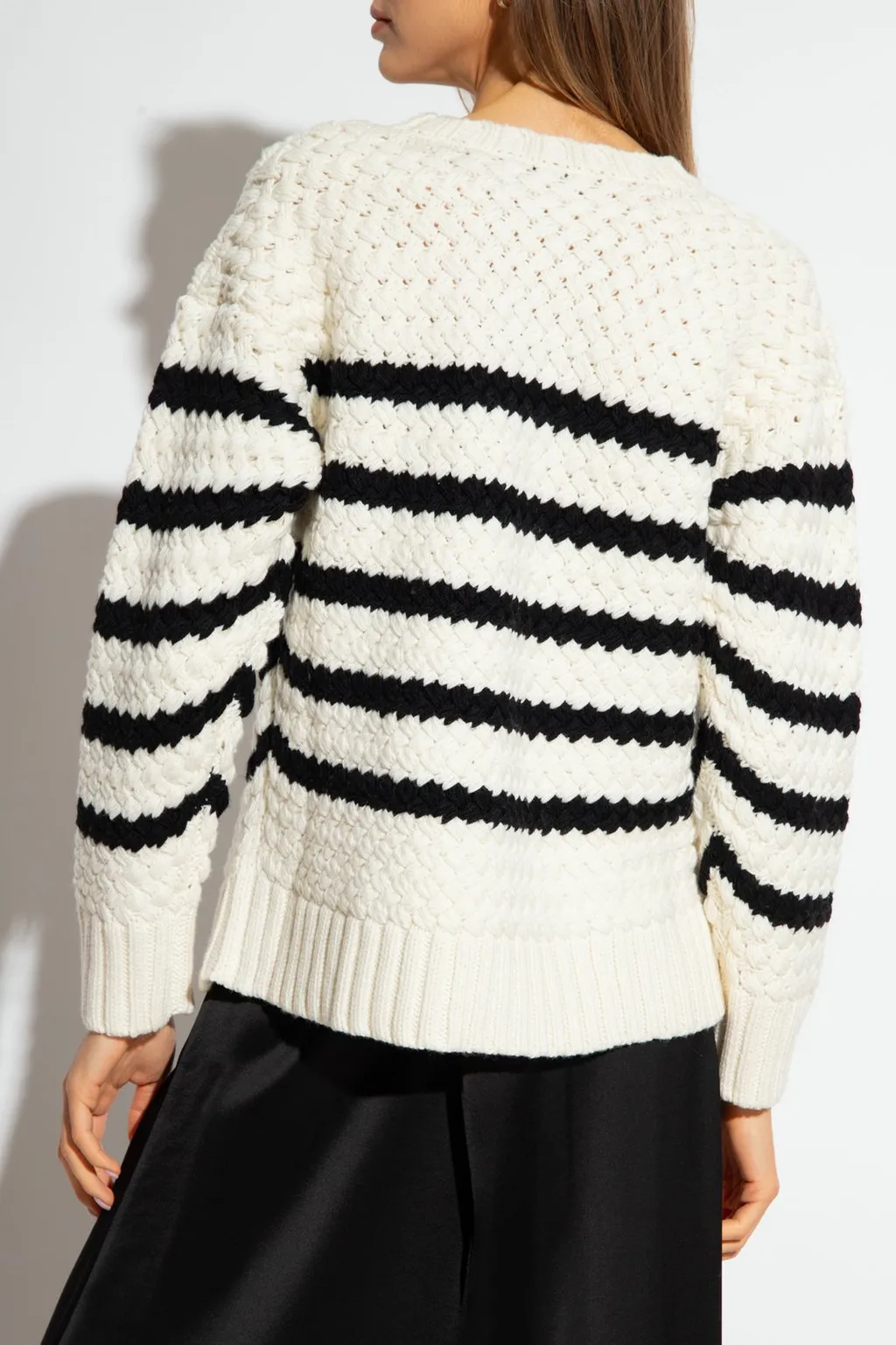Stripe Detailed Knitted Sweater