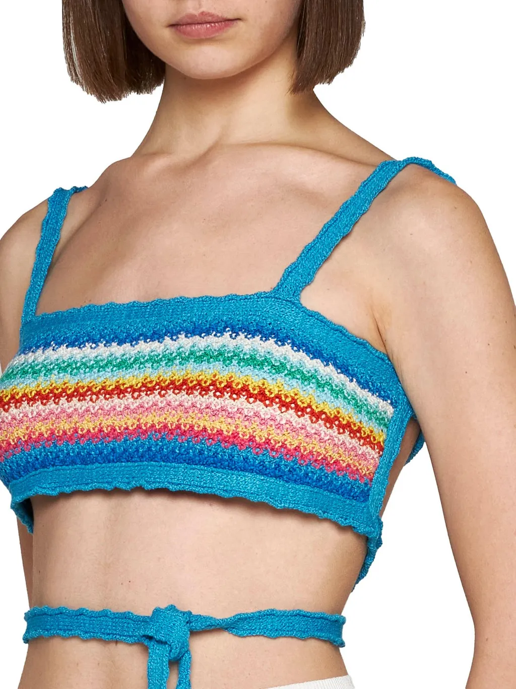 Over The Rainbow Sleeveless Knitted Top
