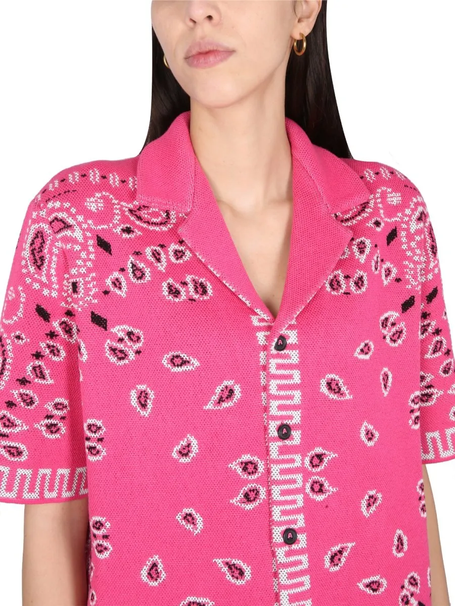 Paisley-Print Buttoned Shirt