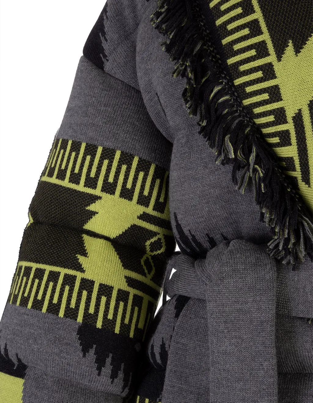 Icon Jacquard Belted Cardigan