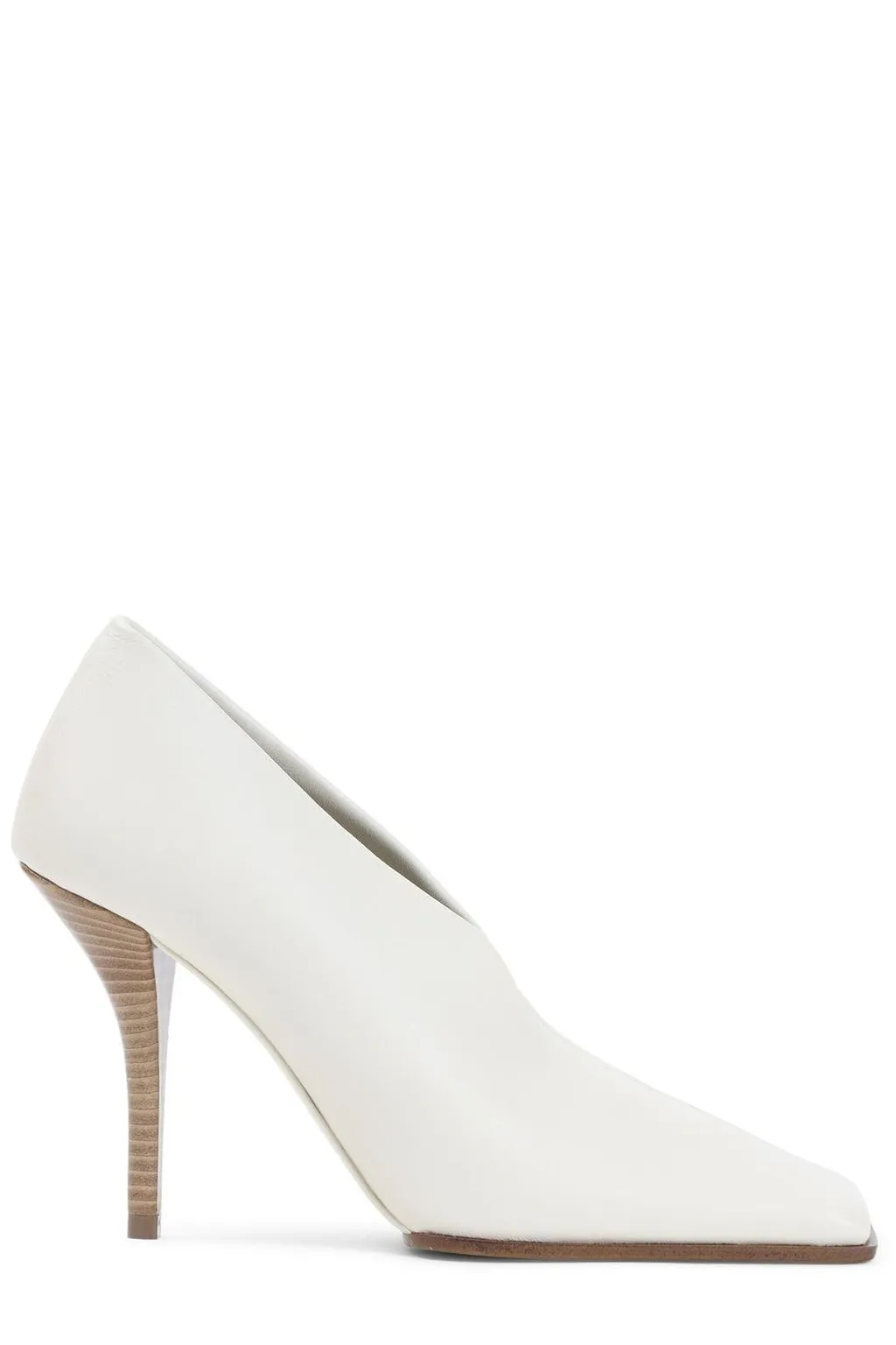 Aubergine Soft Square Pumps