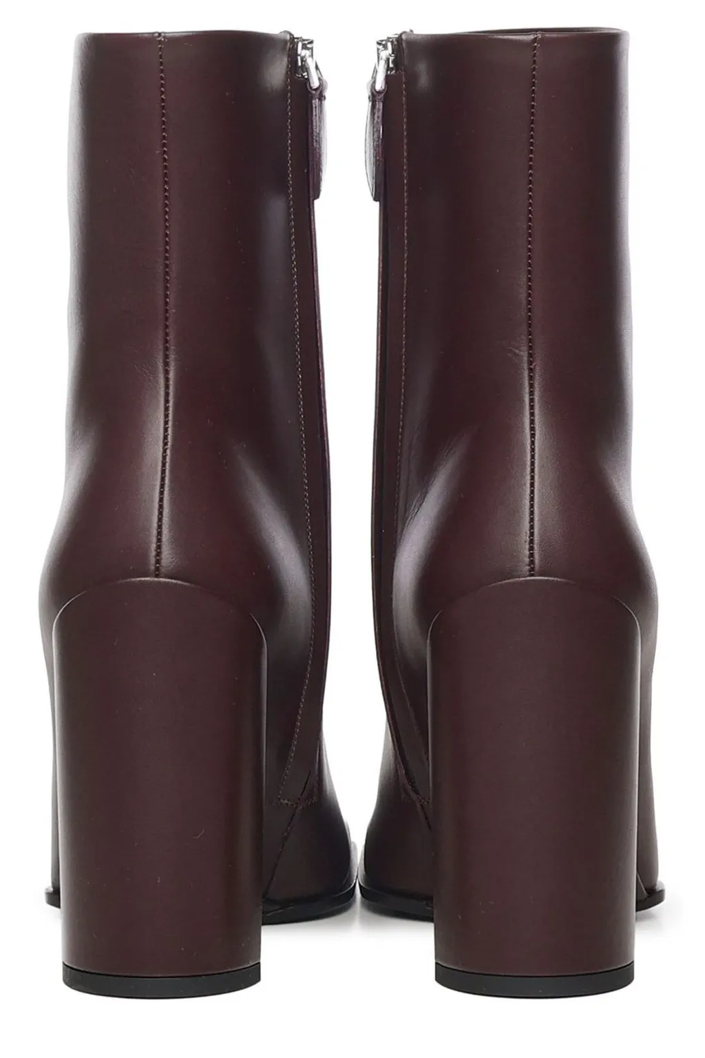 Block Heel Square-Toe Boots