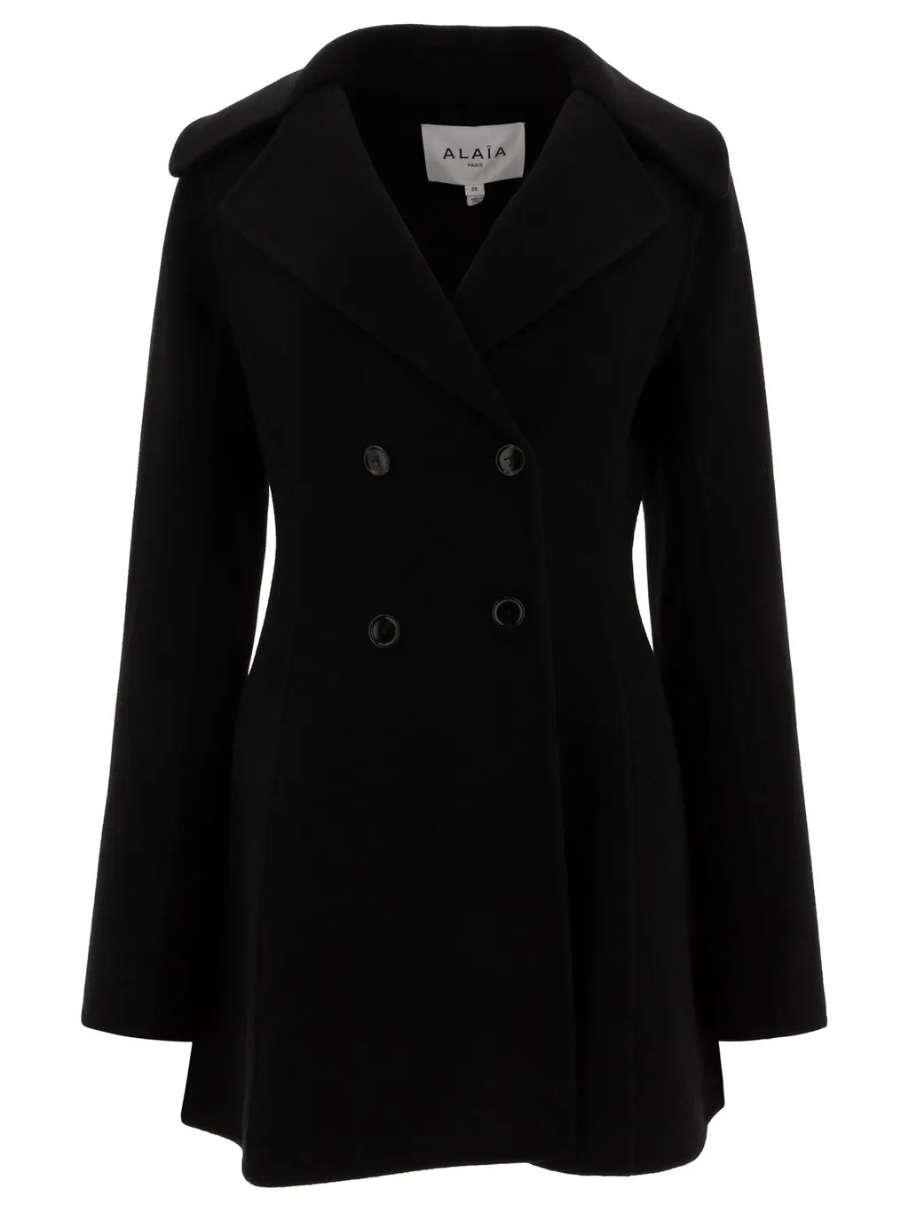 Double Breasted Long Sleeved Coat