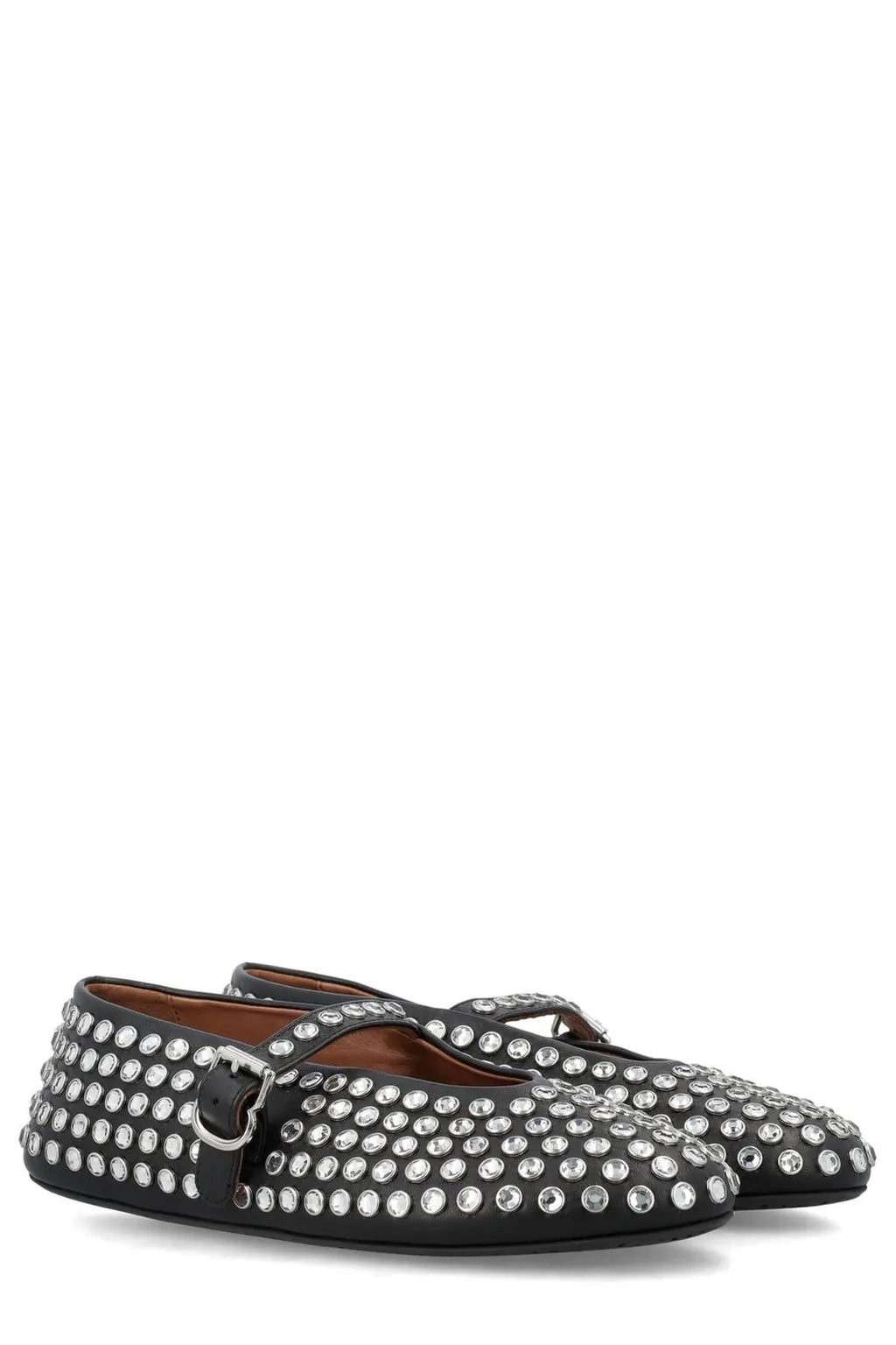 Embellished Ballet Flat Shoes