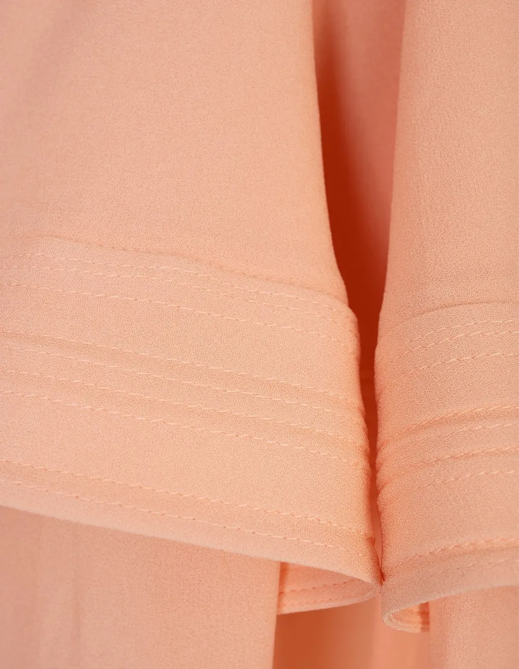 V-Neck Peplum-Detail Maxi Dress