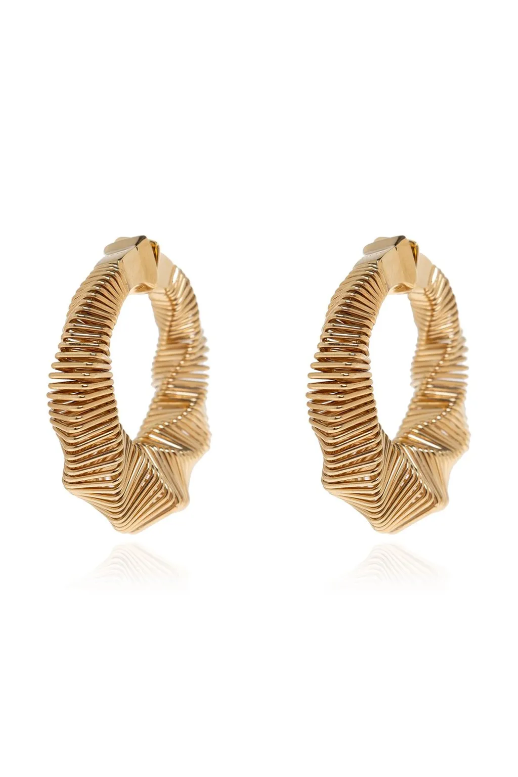 Square Spiral Small Hoops