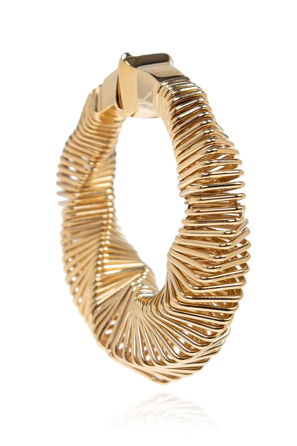 Square Spiral Small Hoops