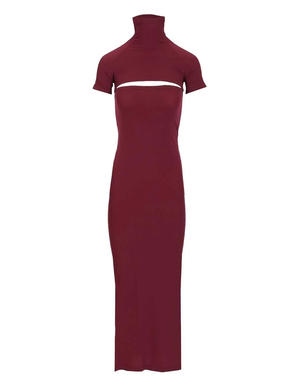 Second-Skin Knit Cut-Out Dress