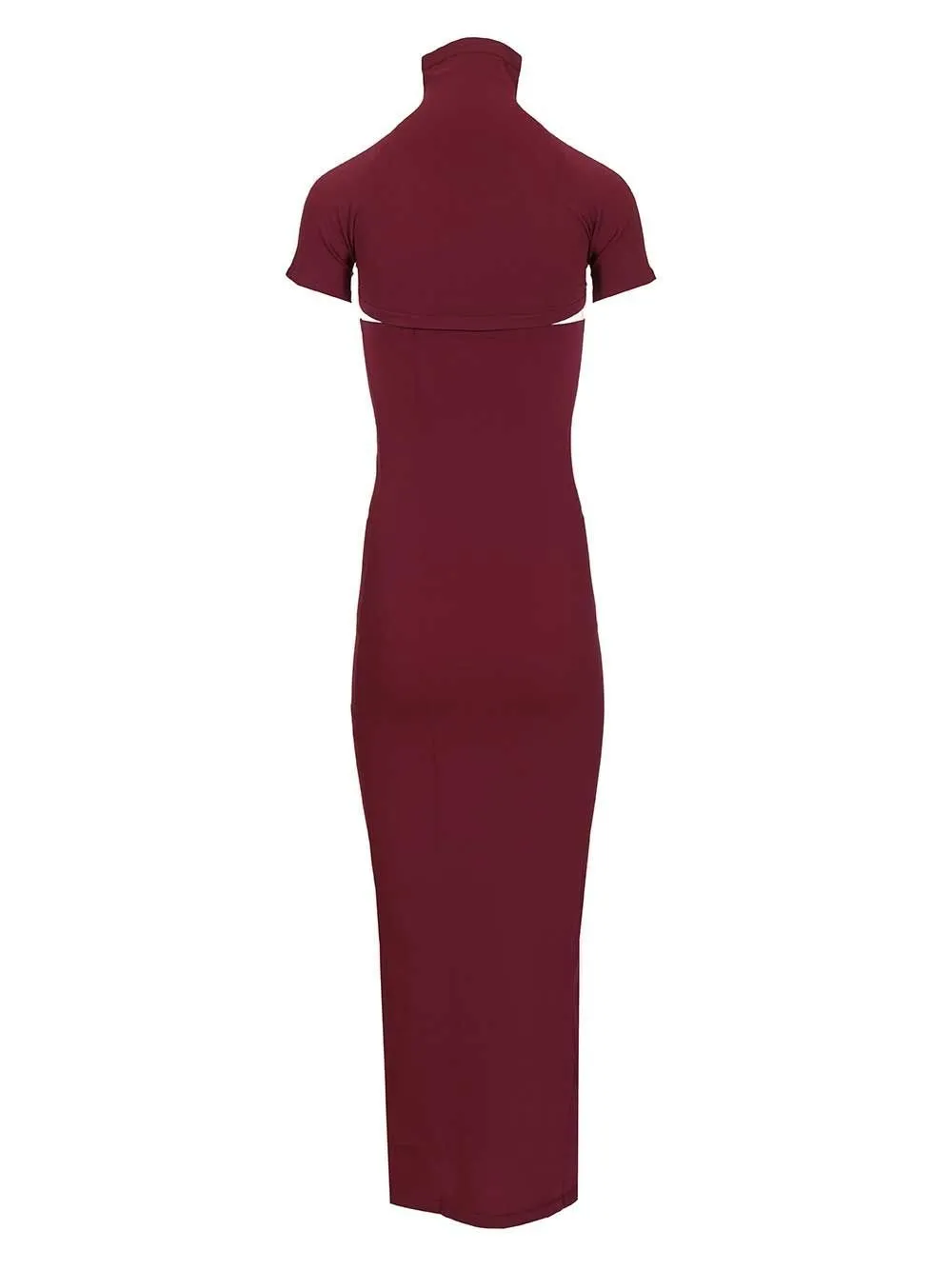 Second-Skin Knit Cut-Out Dress