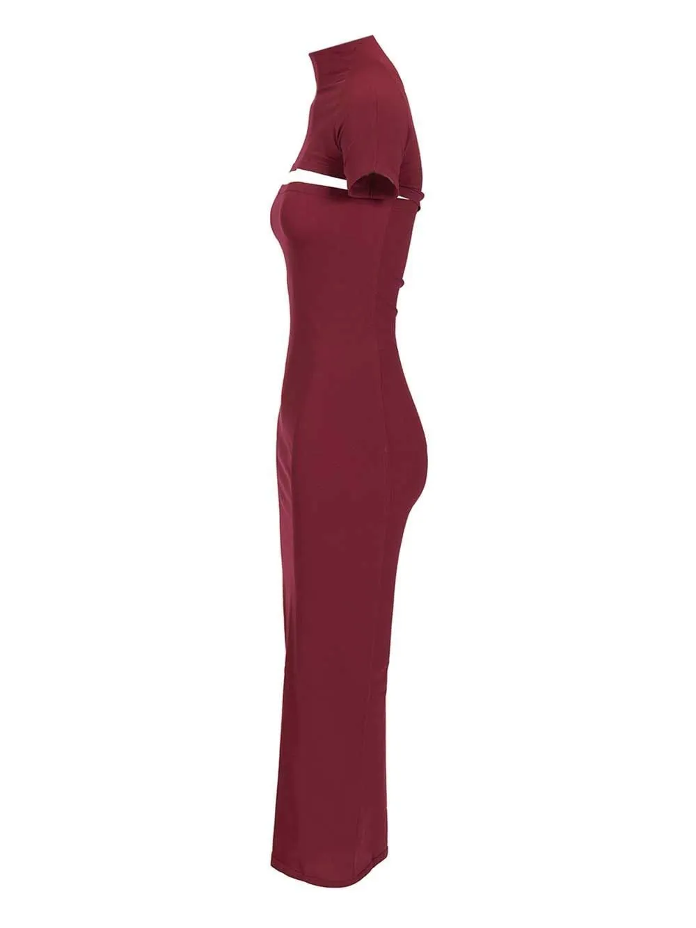 Second-Skin Knit Cut-Out Dress