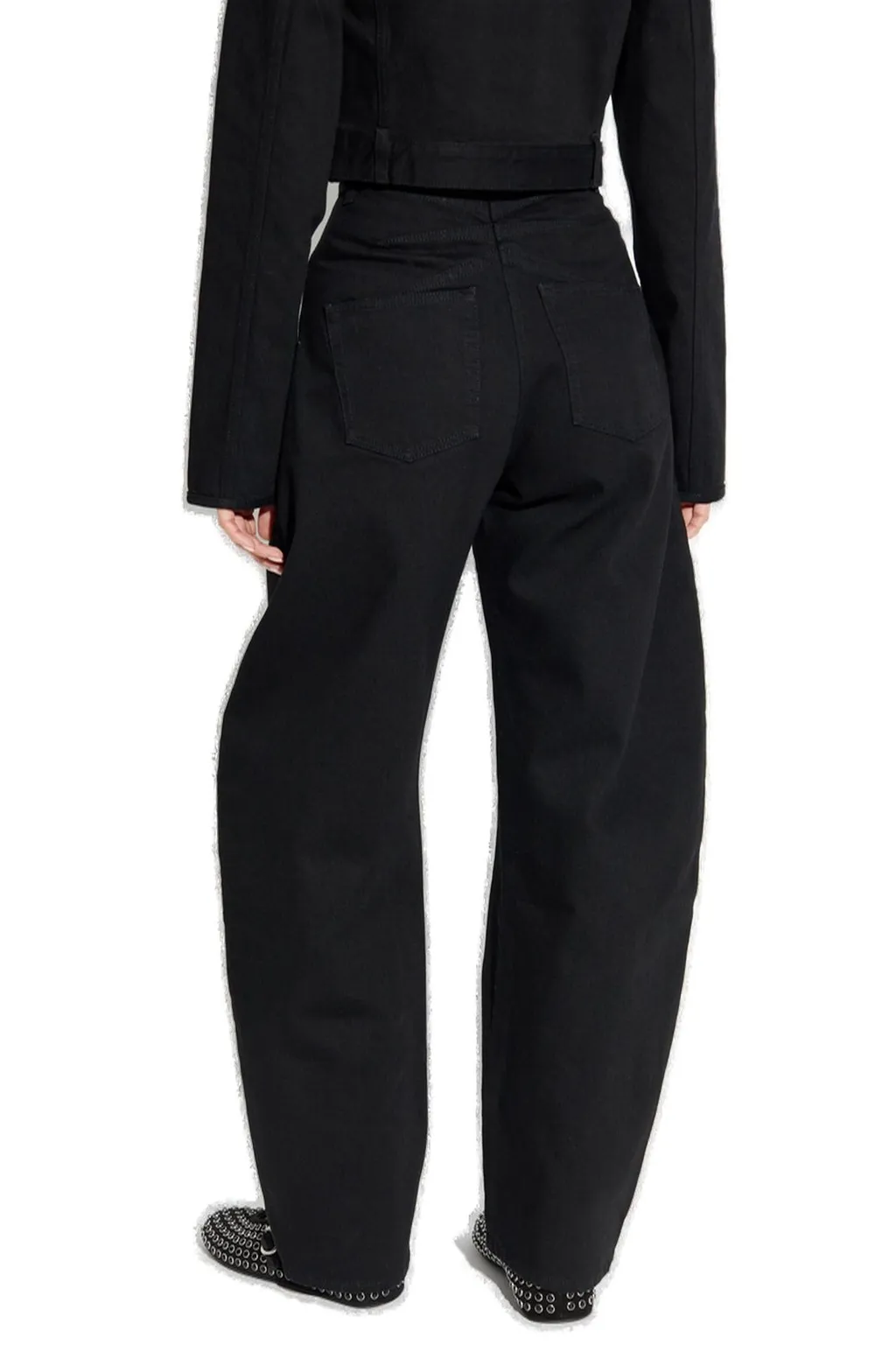 High-Waist Round Jeans