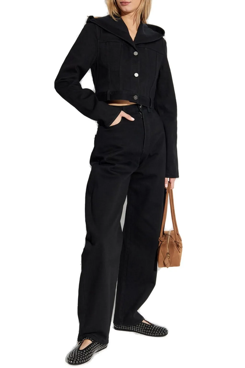 High-Waist Round Jeans