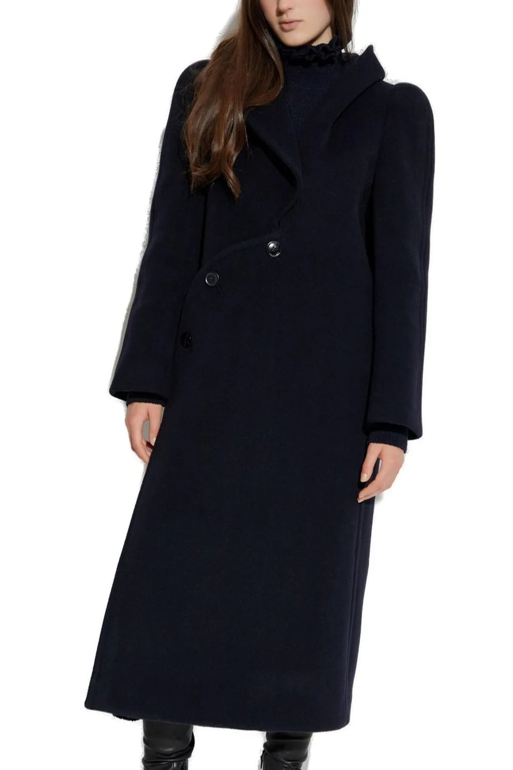Md-Length Hooded Coat