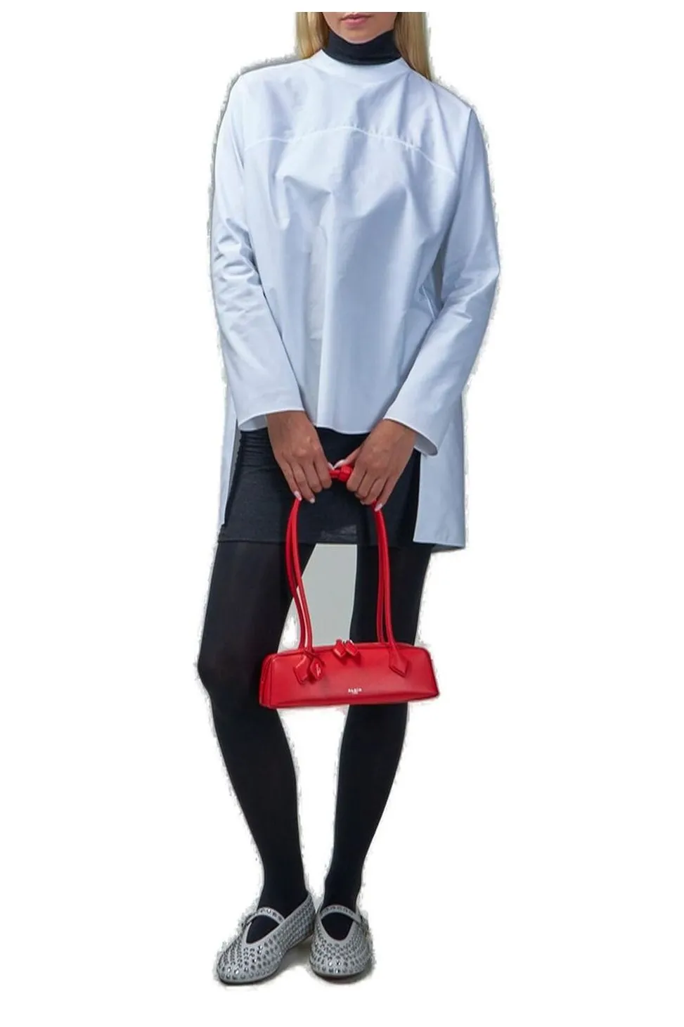 Long-Sleeved Poplin Shirt