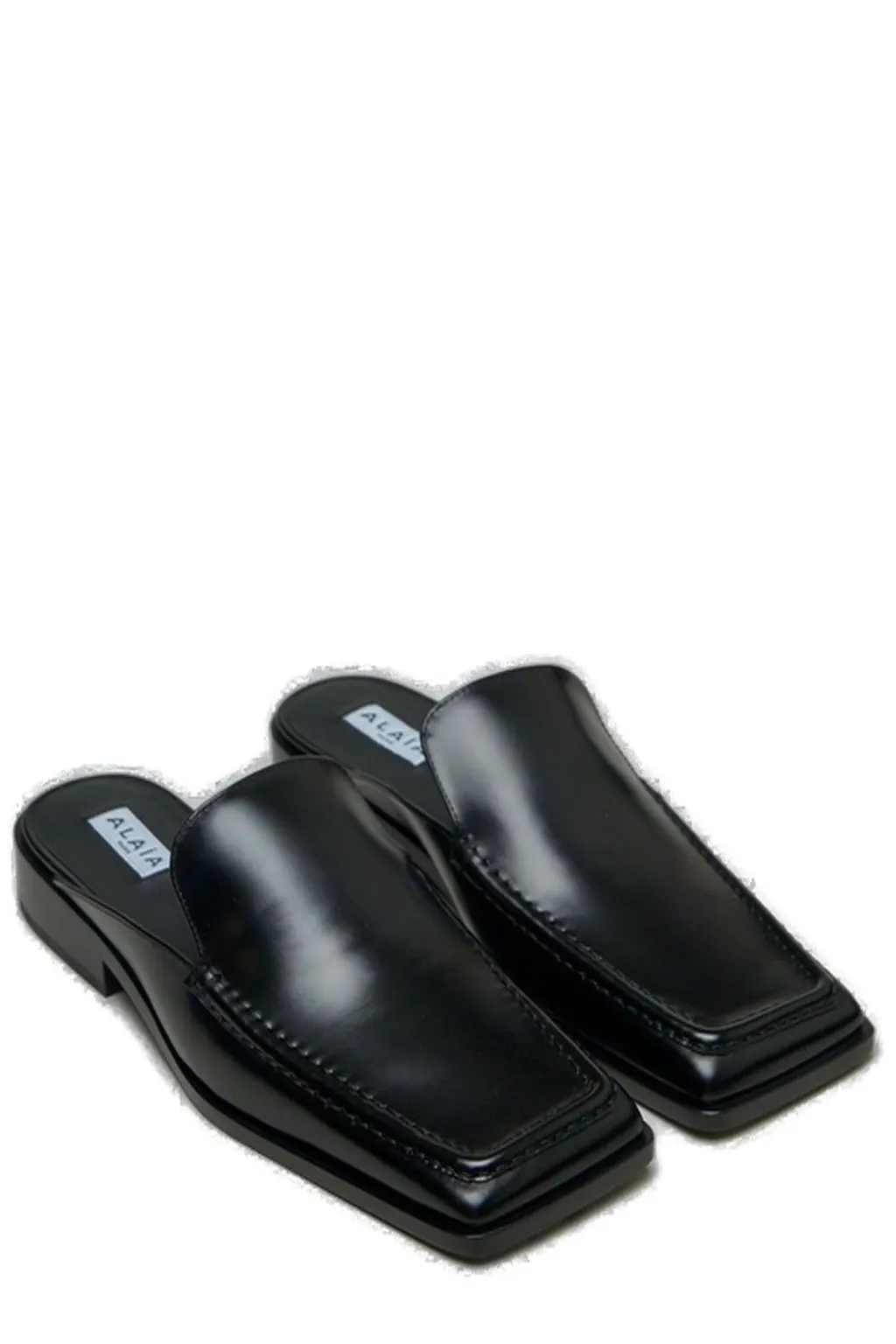 Square-Toe Mules