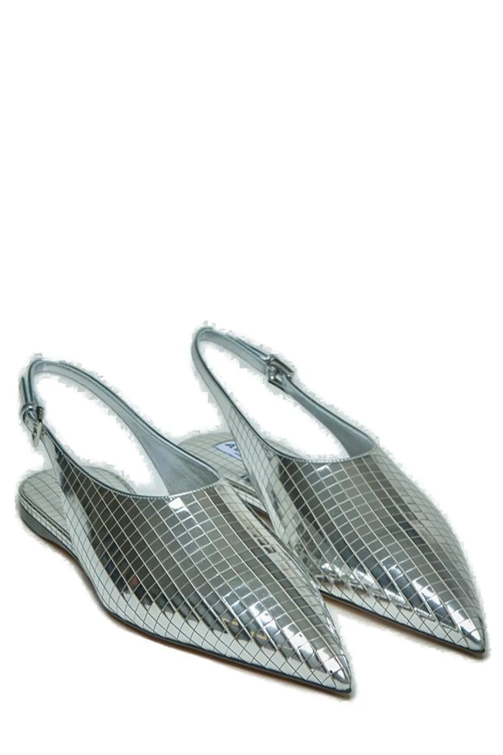 Pointed-Toe Slingback Flats