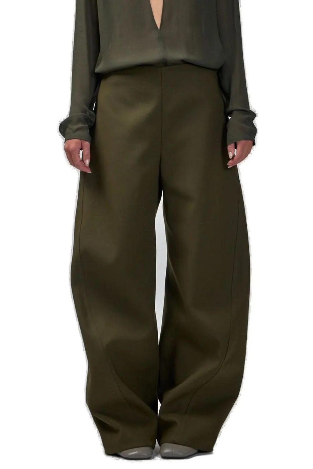High-Waist Twisted Pants