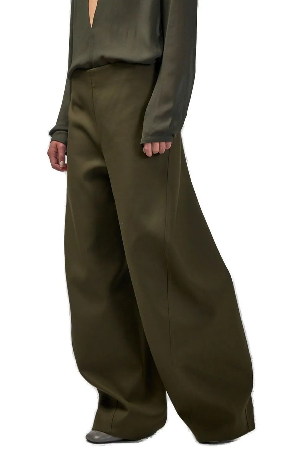 High-Waist Twisted Pants
