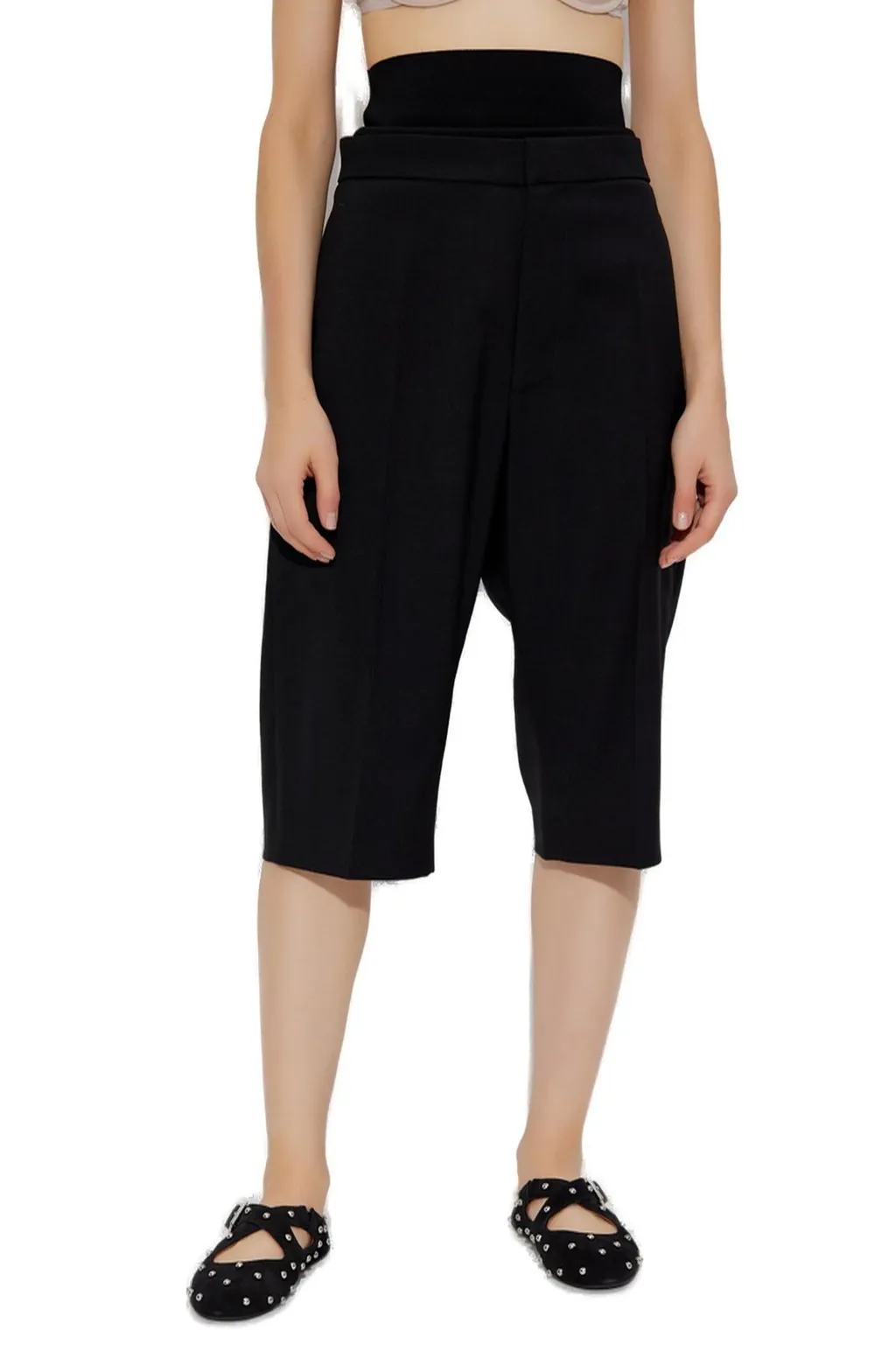 Gabardine Bermuda Shorts