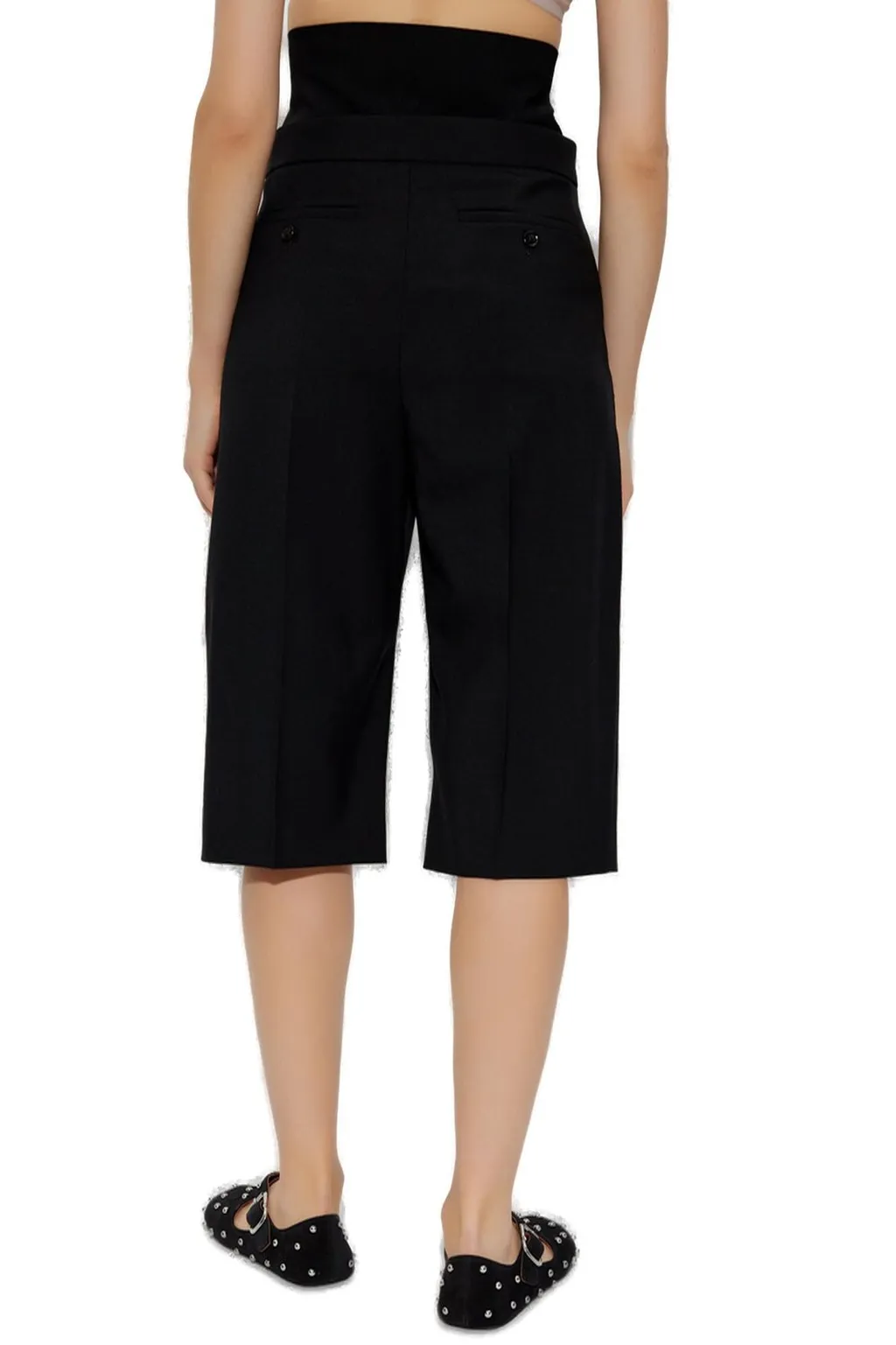 Gabardine Bermuda Shorts