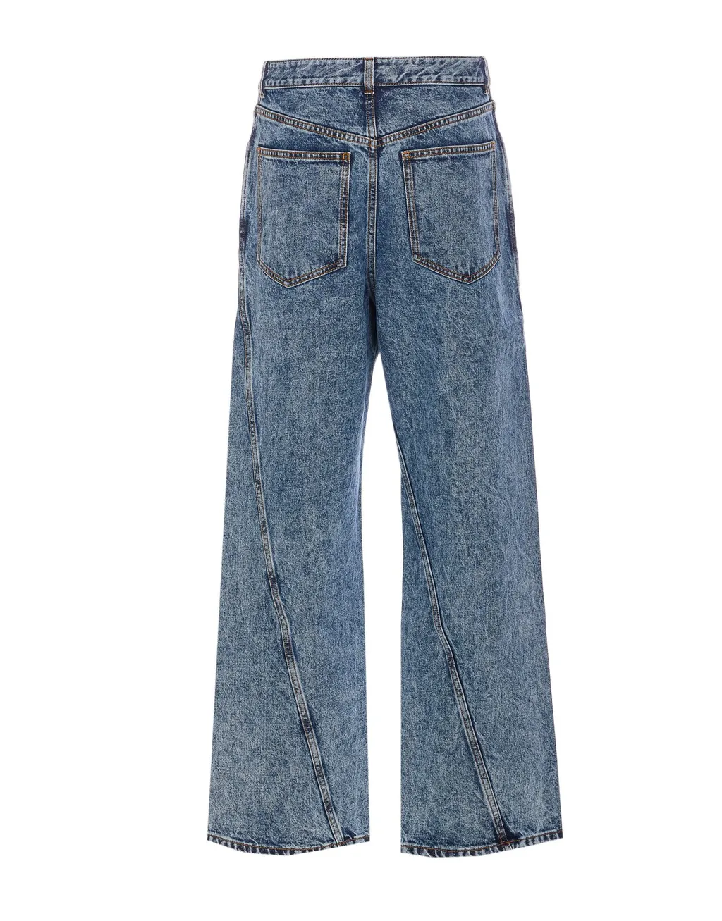 Twisted Straight Cut Jeans